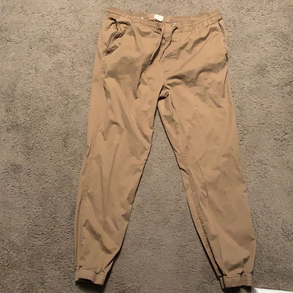 Khaki Jogger Pants